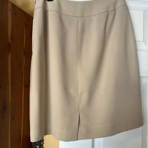 Kasper Professional Beige Skirt Suit